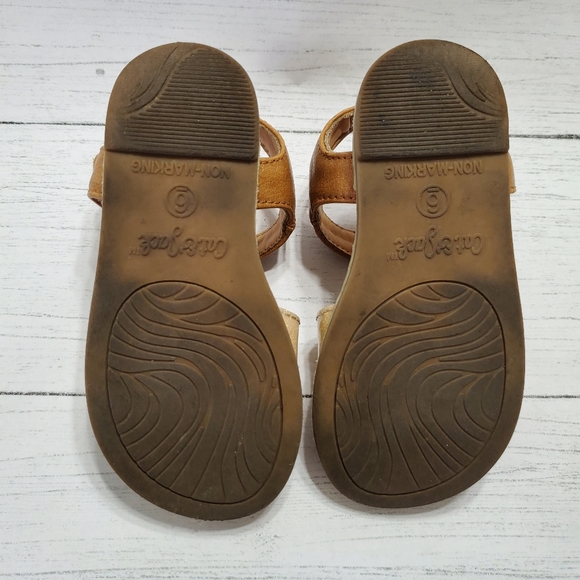 Cat & Jack Brown Sandals Size 6 - Picture 3 of 3